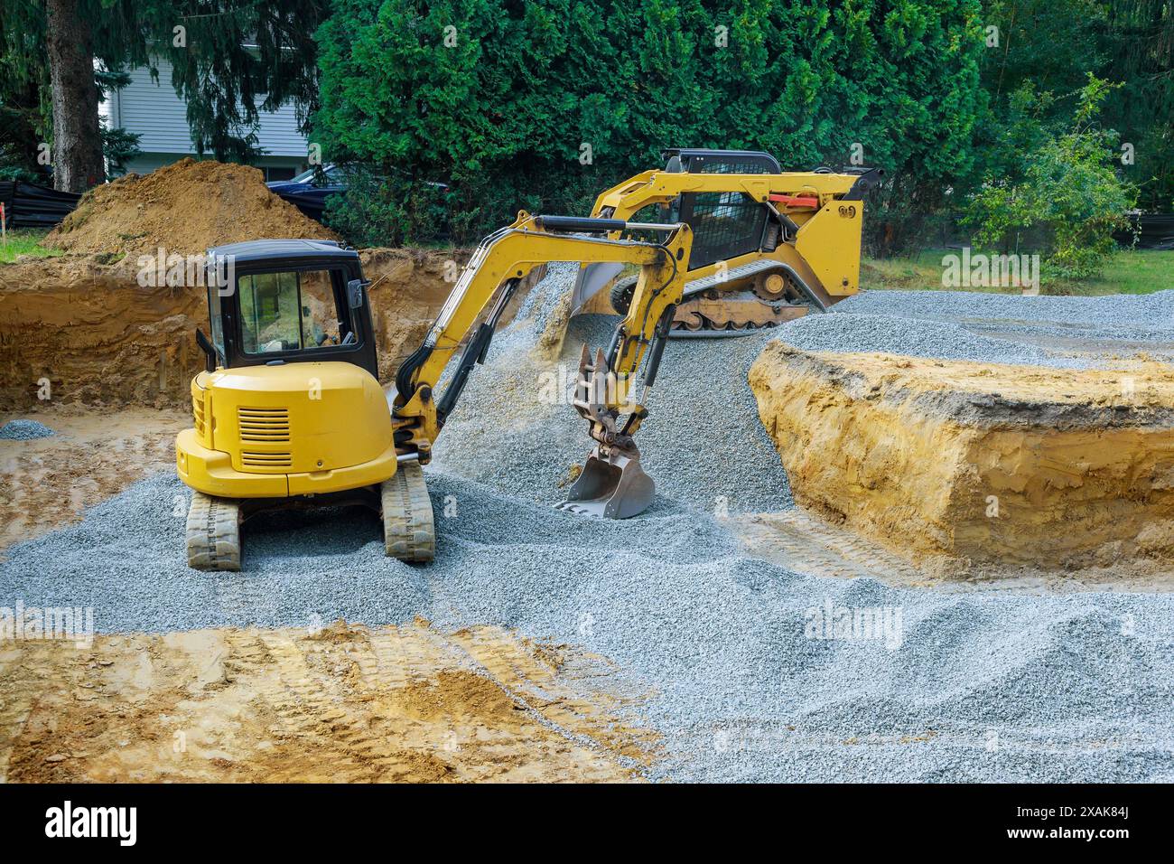 Rubble trench foundation hi-res stock photography and images - Alamy