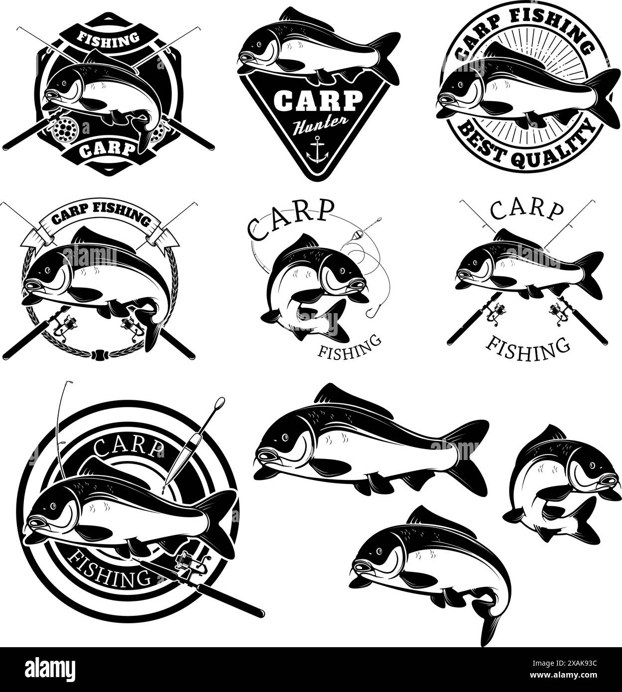 Spherical emblem design Black and White Stock Photos & Images - Alamy