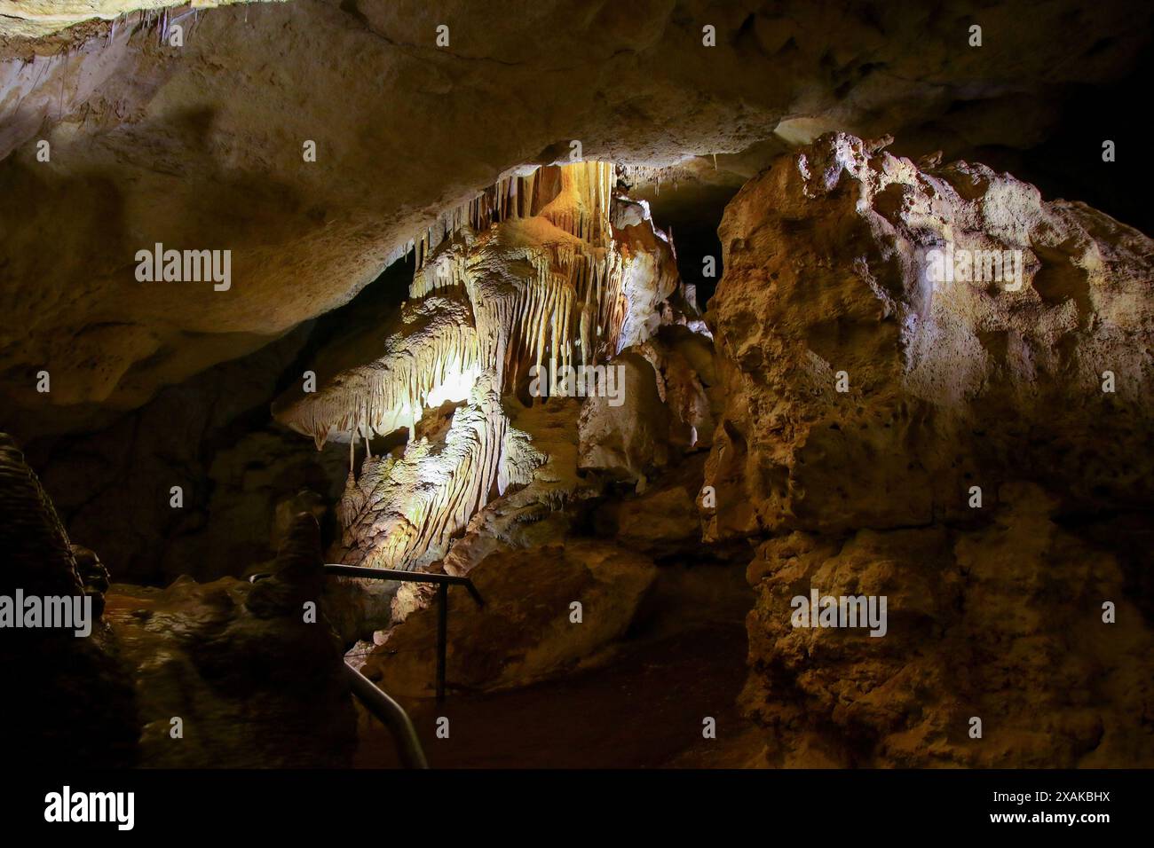 Drapery in the Blanche Cave in the Naracoorte Caves National Park in