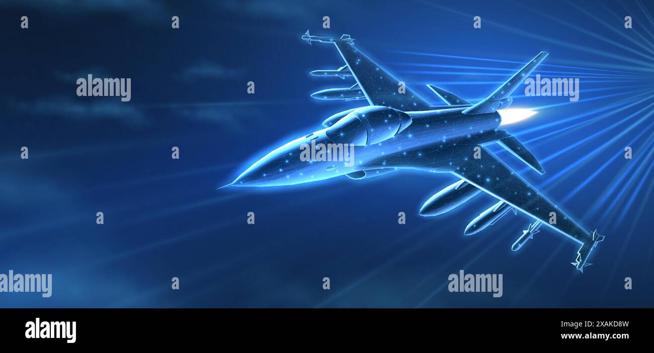 Fighter jet. Military aircraft, Aerospace innovation, AI in Air defense ...