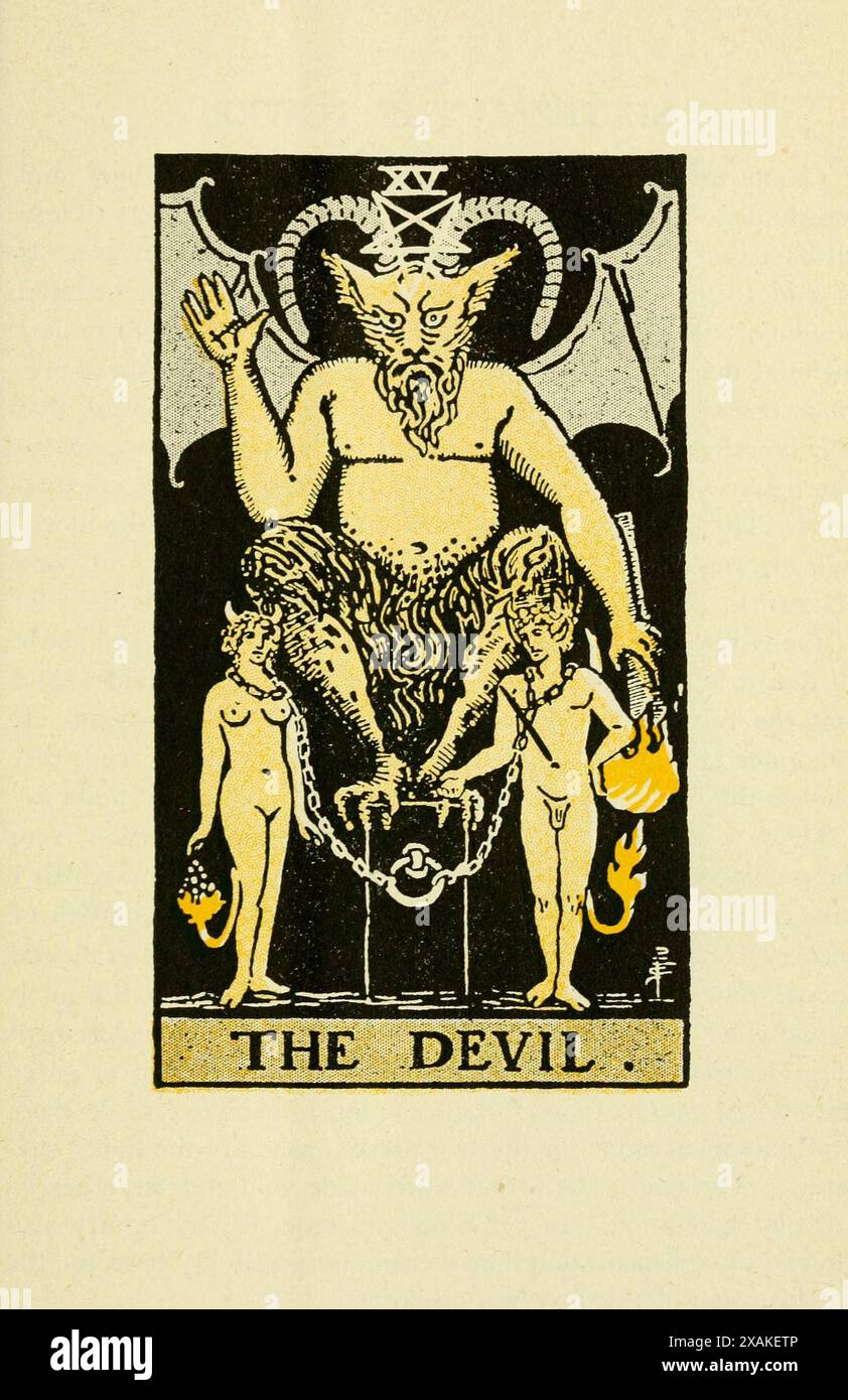 The devil tarot card hi-res stock photography and images - Alamy