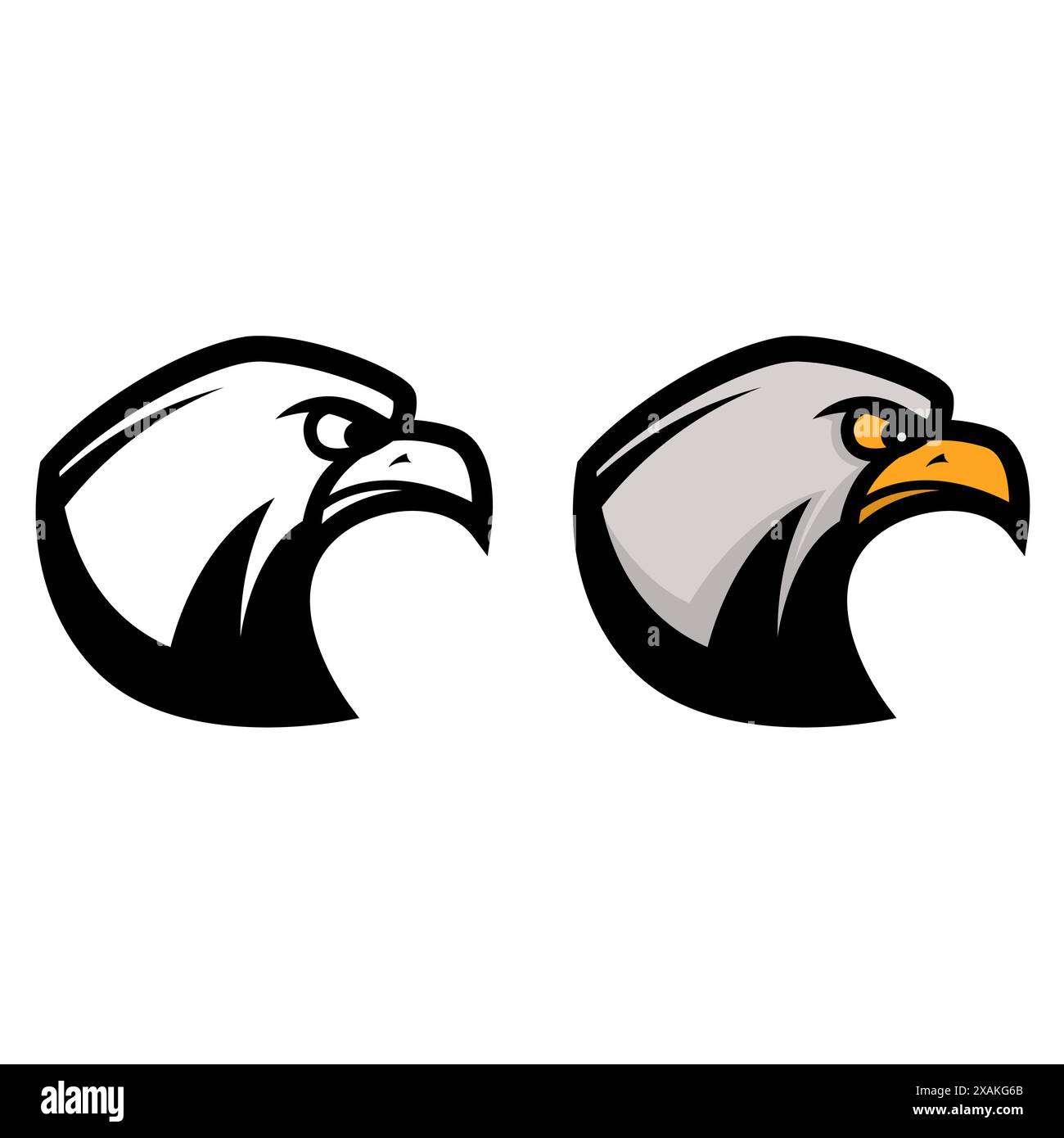 Eagle head design hi-res stock photography and images - Alamy