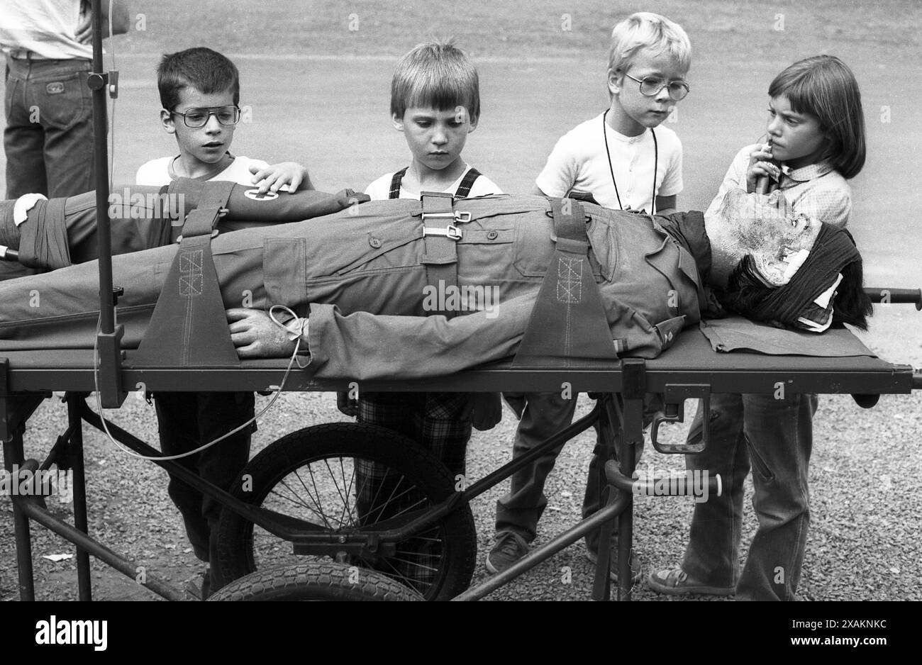 Front stretcher Black and White Stock Photos & Images - Alamy