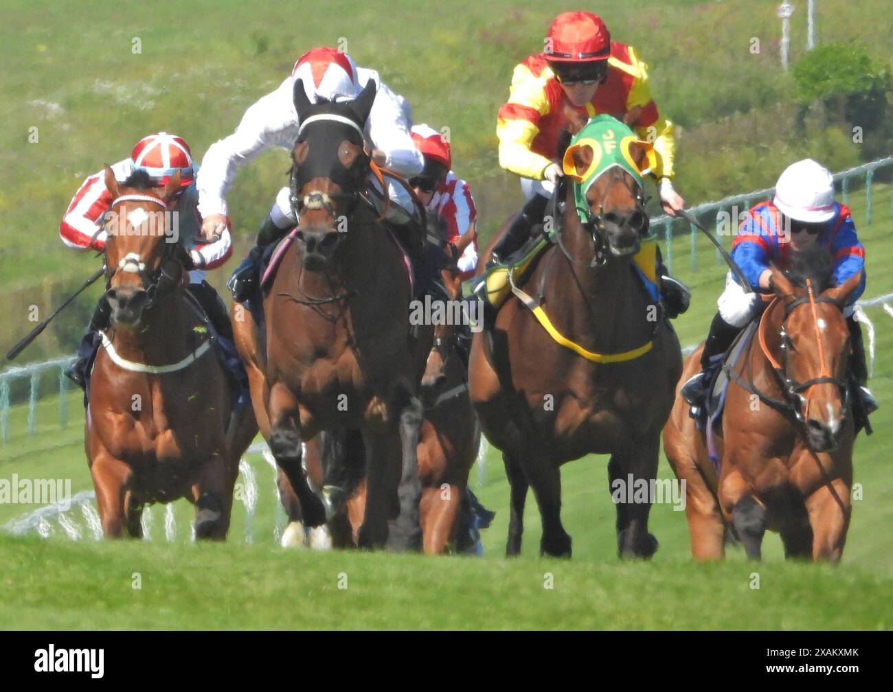 Brighton racecourse retro raceday hires stock photography and images