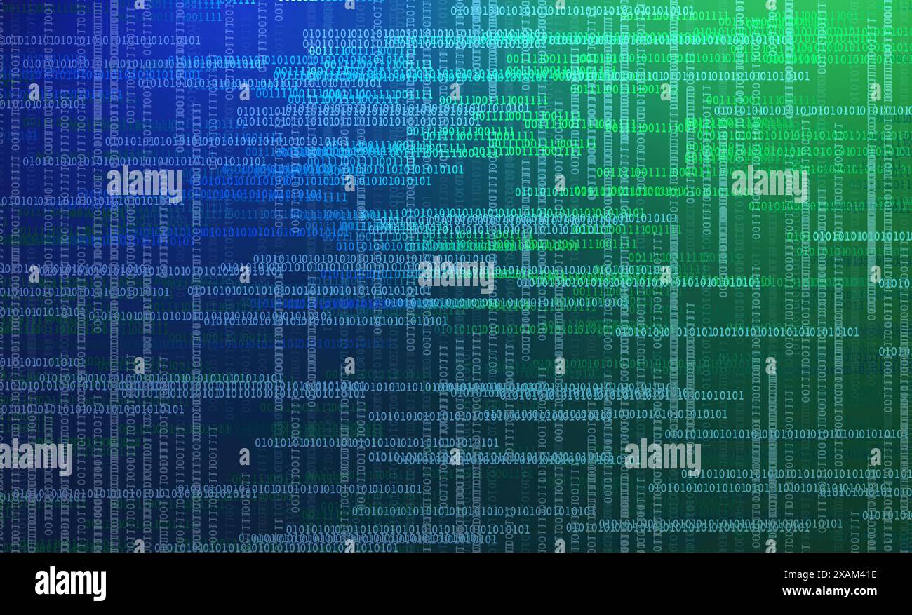 Binary code background Stock Photo - Alamy