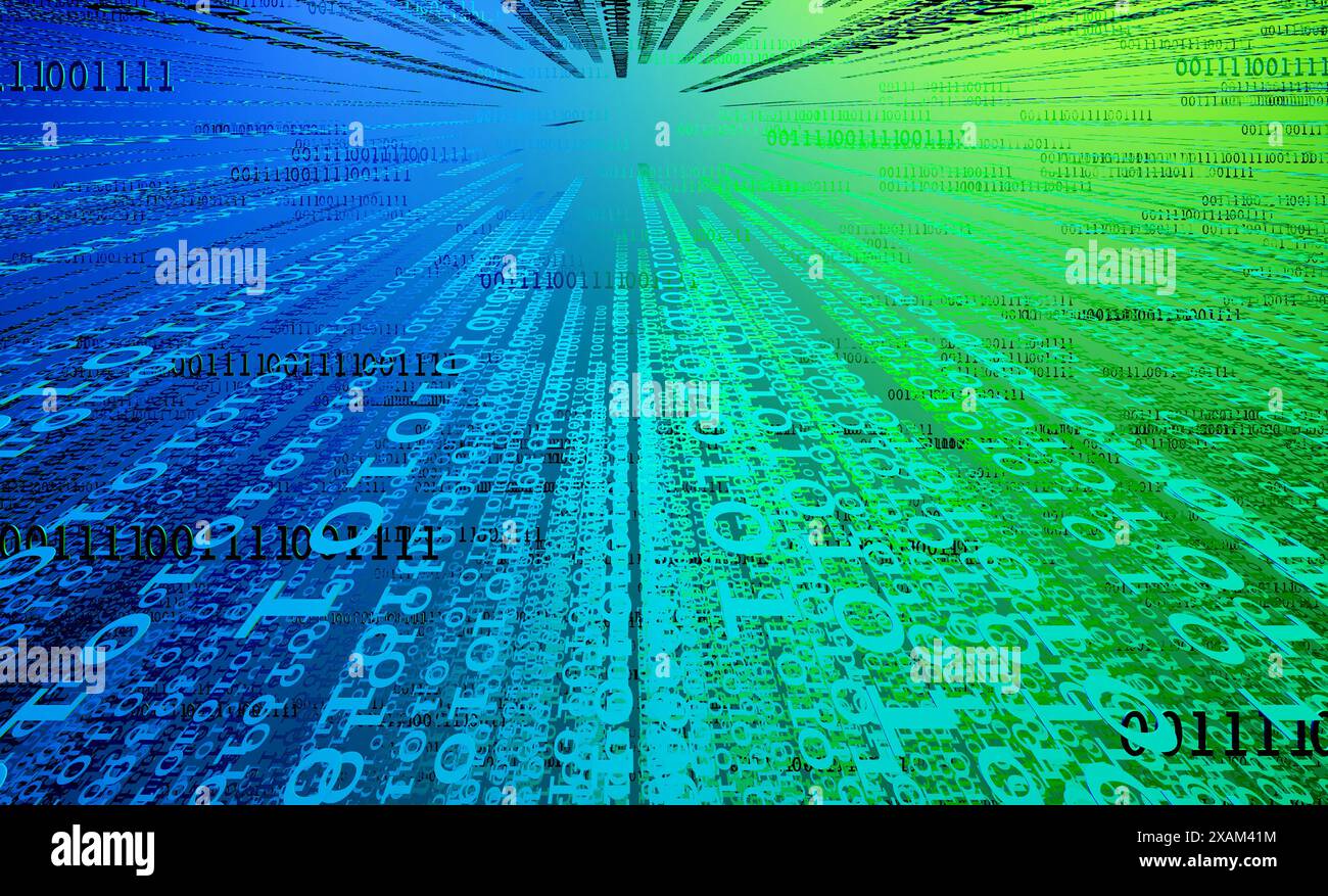 Binary code background Stock Photo - Alamy