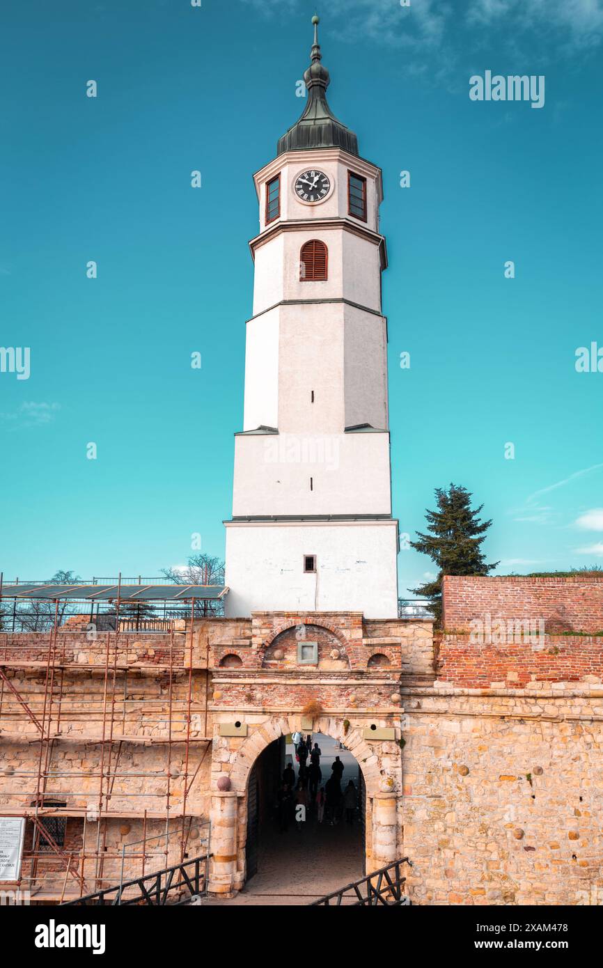 Belgrade Serbia 8 FEB 2024 Sahat Kula The Clock Tower Inside The belgrade-serbia-8-feb-2024-sahat-kula-the-clock-tower-inside-the