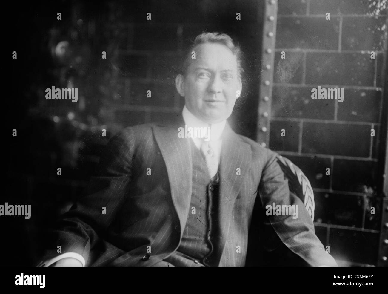 G.R. Chester, between c1910 and c1915. Possibly shows American writer George Randolph Chester (1869-1924). Stock Photo