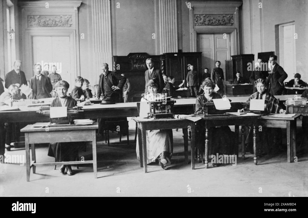 Gov't offices, Vilna, between c1915 and c1920. Stock Photo