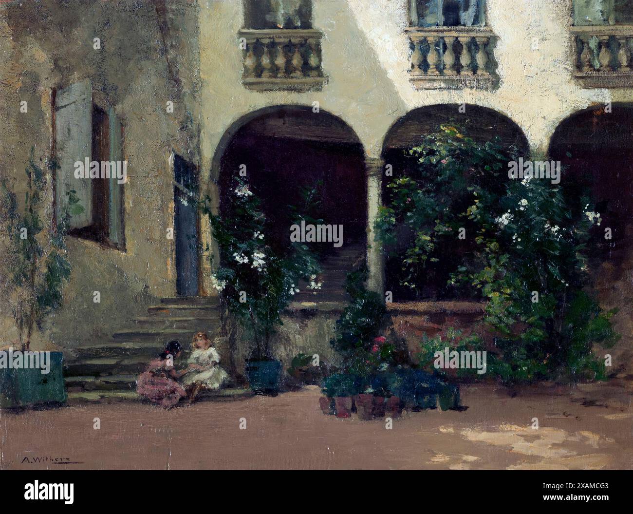Children nature 19th century hi-res stock photography and images - Alamy