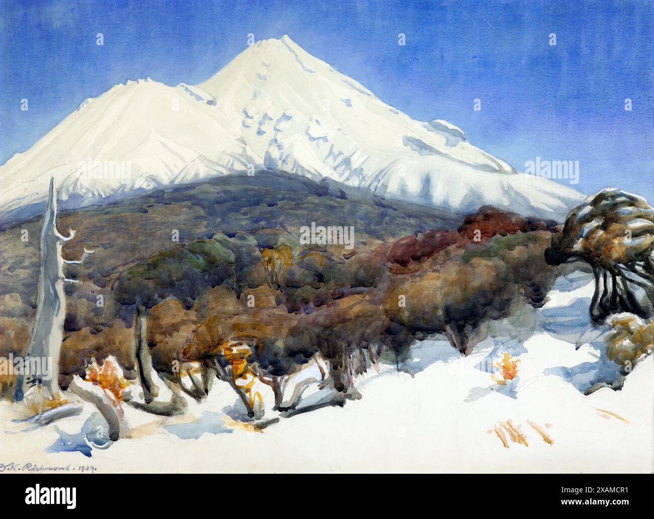 Mount Egmont, 1929 Stock Photo - Alamy