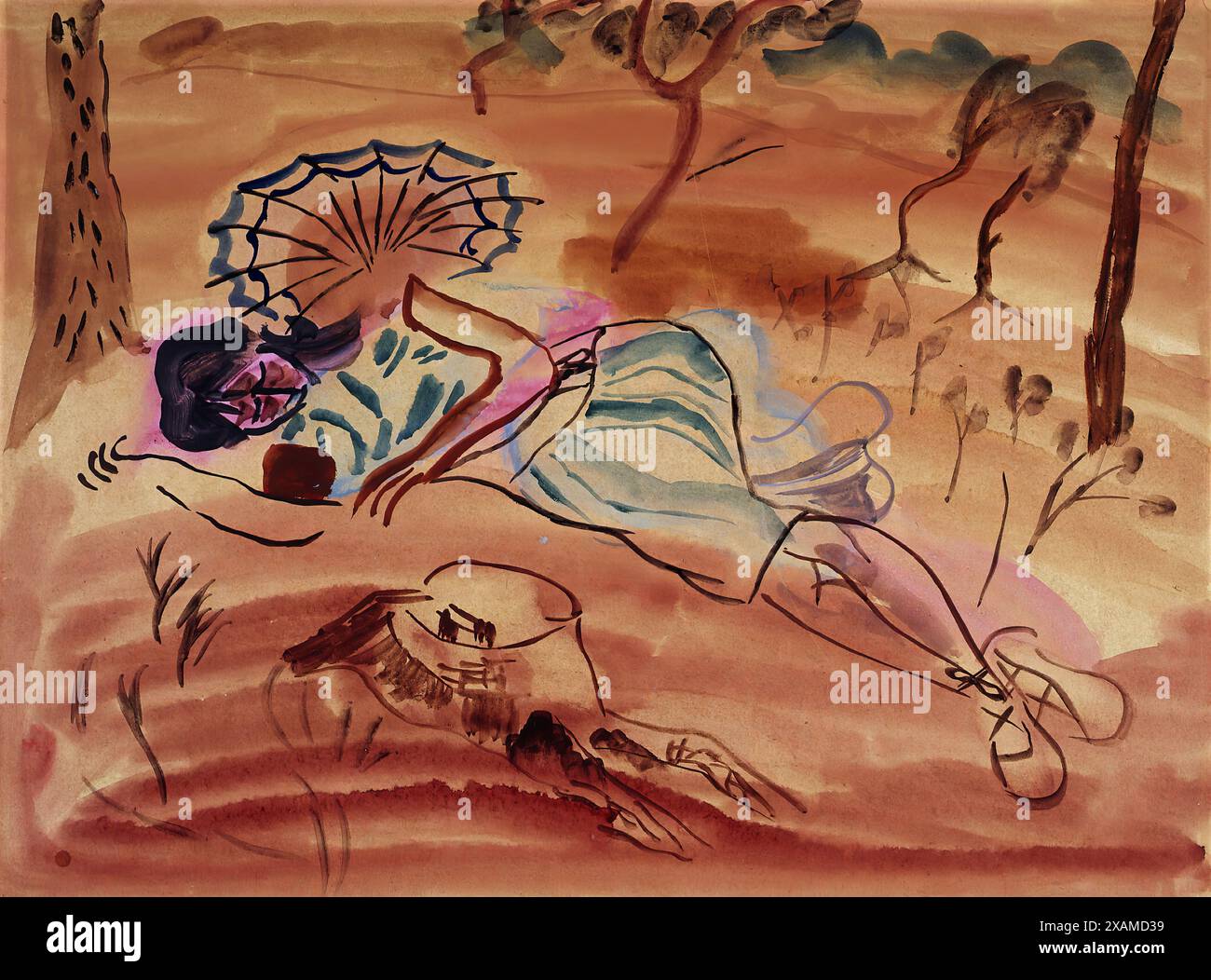 Pinewoods (Under the pines), 1931 Stock Photo - Alamy