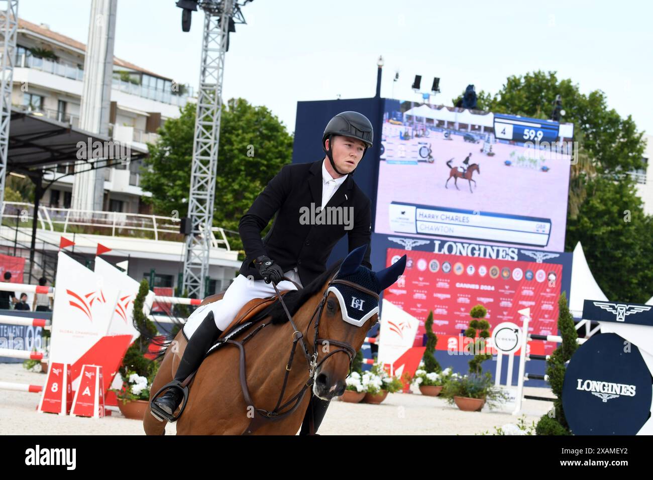 CANNES, FRANCE - JUNE 07: Harry Charles riders takes part in the ...