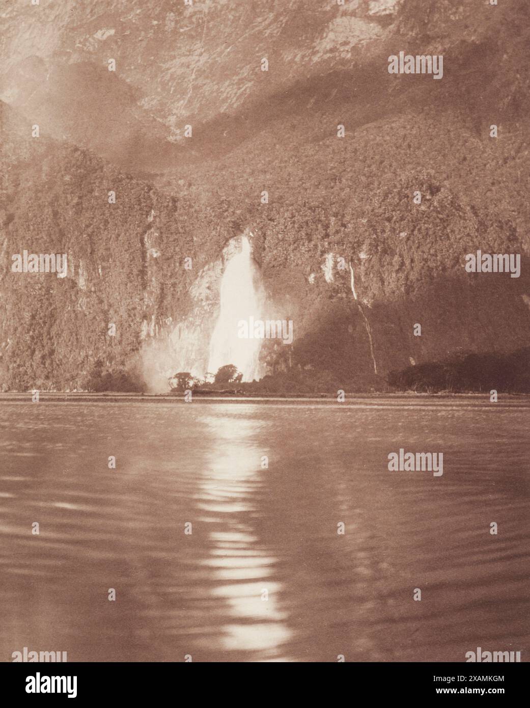 The bowen fall milford track from the album record pictures of new