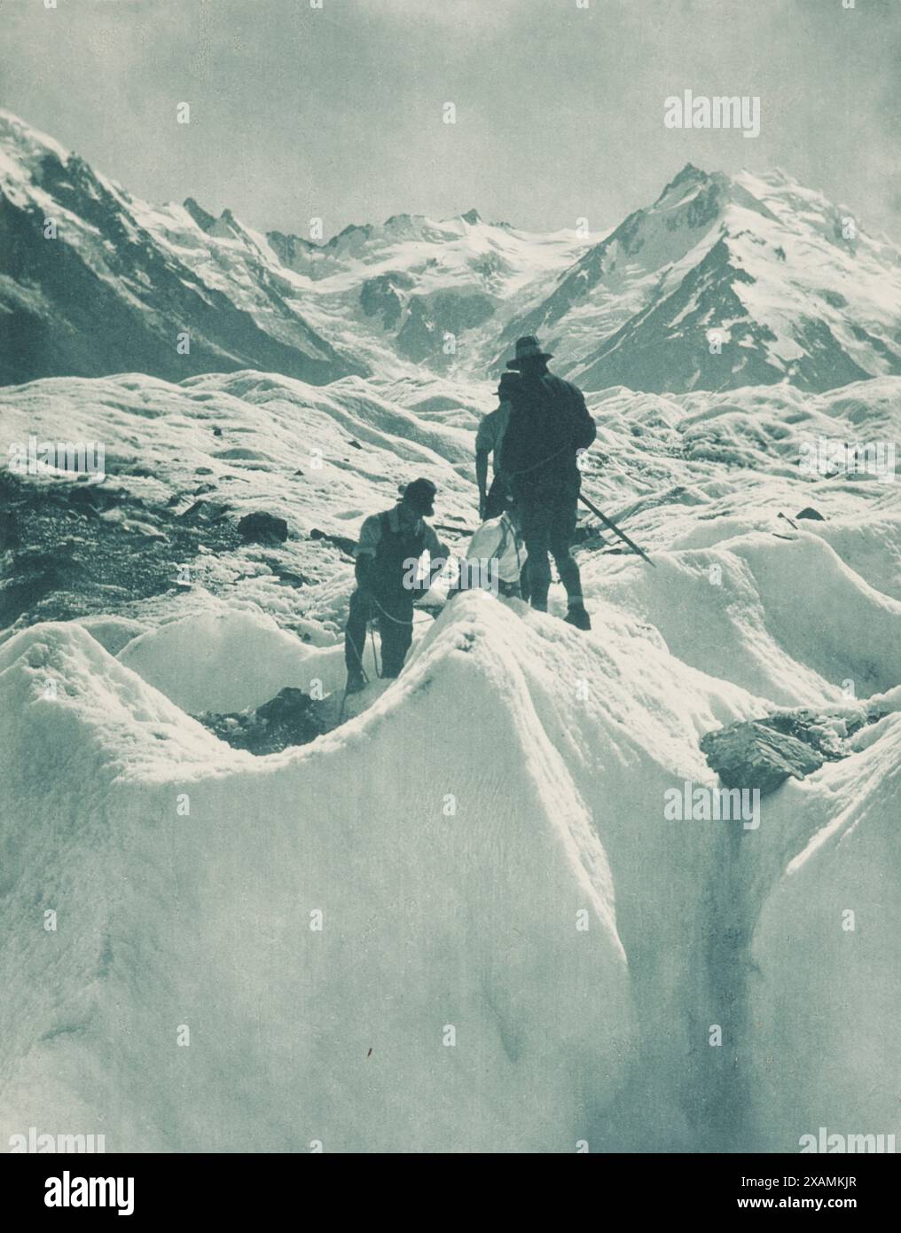 On the tasman glacier mt cook district from the album record