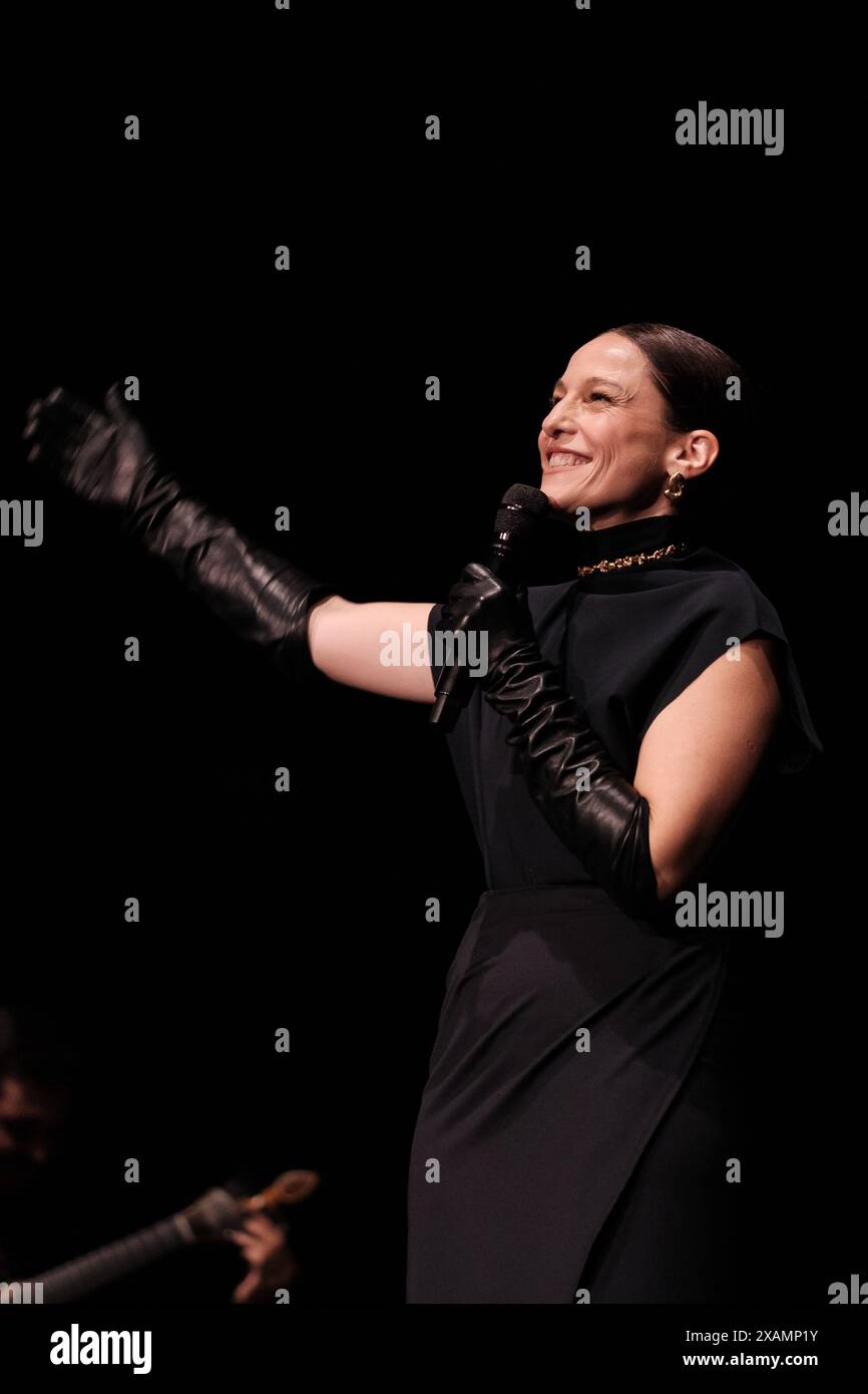 Fordo Singer Madrid, Spain. 07th June, 2024. Portuguese Fado singer Carminho ...