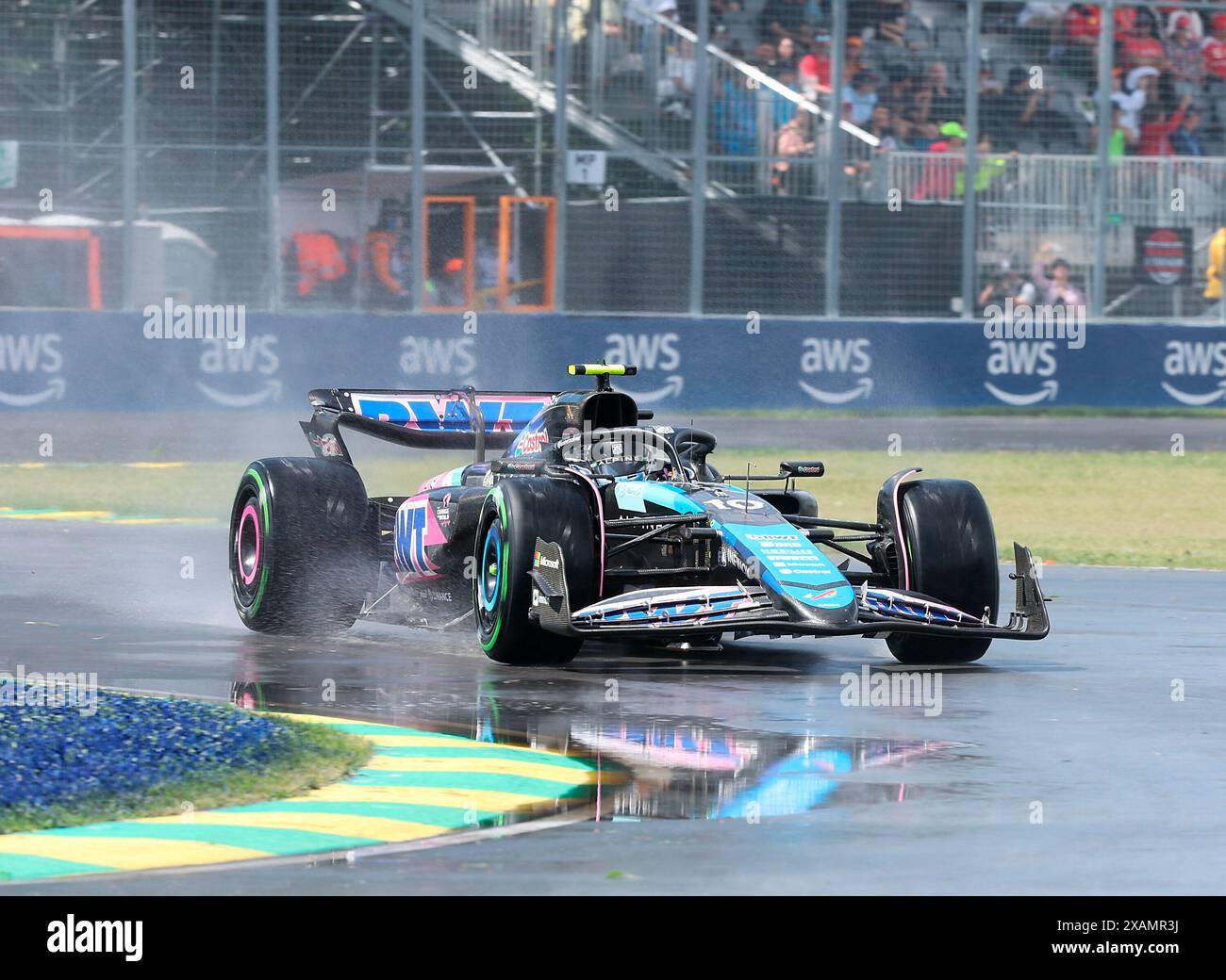 Montreal, Kanada. 07th June, 2024. 07.06.2024, Circuit Gilles-Villeneuve, Montreal, FORMULA 1 AWS GRAND PRIX DU CANADA 2024, in the picture Pierre Gasly (FRA), Alpine F1 Team Credit: dpa/Alamy Live News Stock Photo