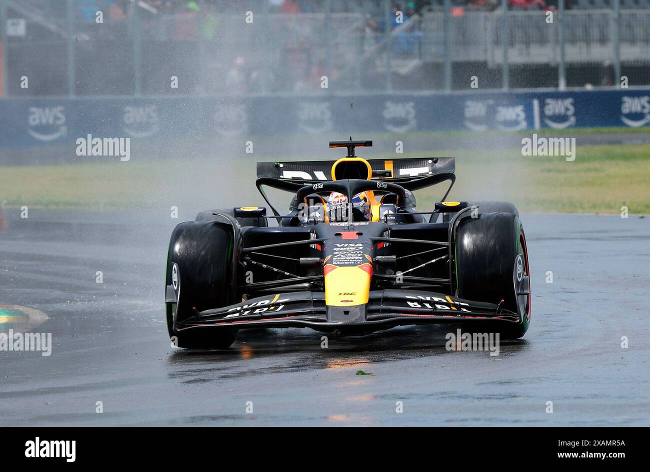 Montreal, Kanada. 07th June, 2024. 07.06.2024, Circuit Gilles-Villeneuve, Montreal, FORMULA 1 AWS GRAND PRIX DU CANADA 2024, in the picture Max Verstappen (NLD), Oracle Red Bull Racing Credit: dpa/Alamy Live News Stock Photo