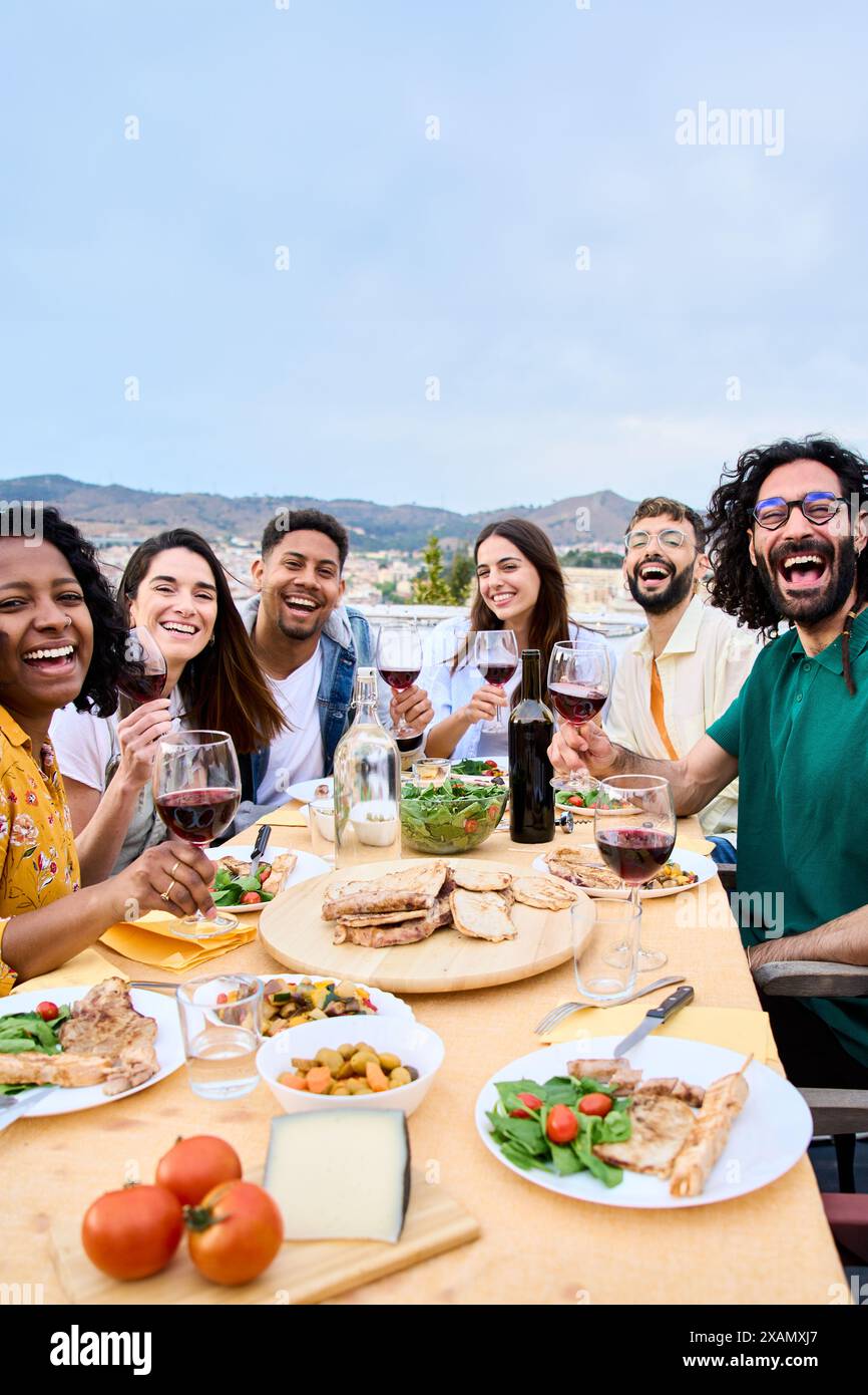 Group joyful smiling people hi-res stock photography and images - Alamy
