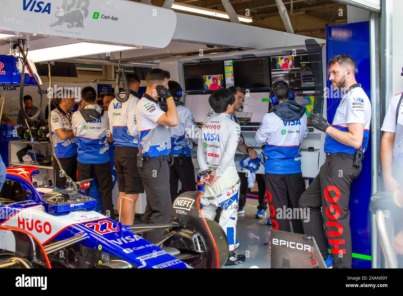 Yuki Tsunoda (JPN) - Visa Cash App RB F1 Team - RB VCARB01 Yuki Tsunoda (JPN) - Visa Cash App RB F1 Team - RB VCARB01