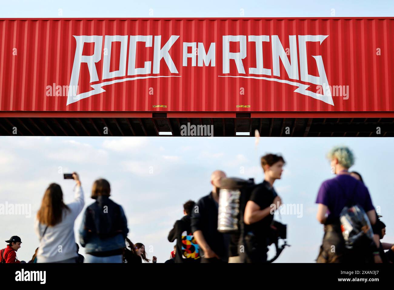 Das Logo des Festival bei Rock am Ring RaR 2025. Rock am Ring ist ein
