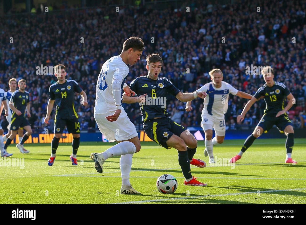 glasgow-uk-07th-june-2024-scotland-play-finland-in-a-uefa