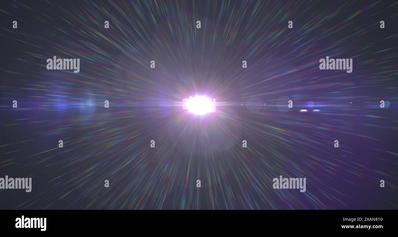 Animation light spots trail on hi-res stock photography and images - Alamy