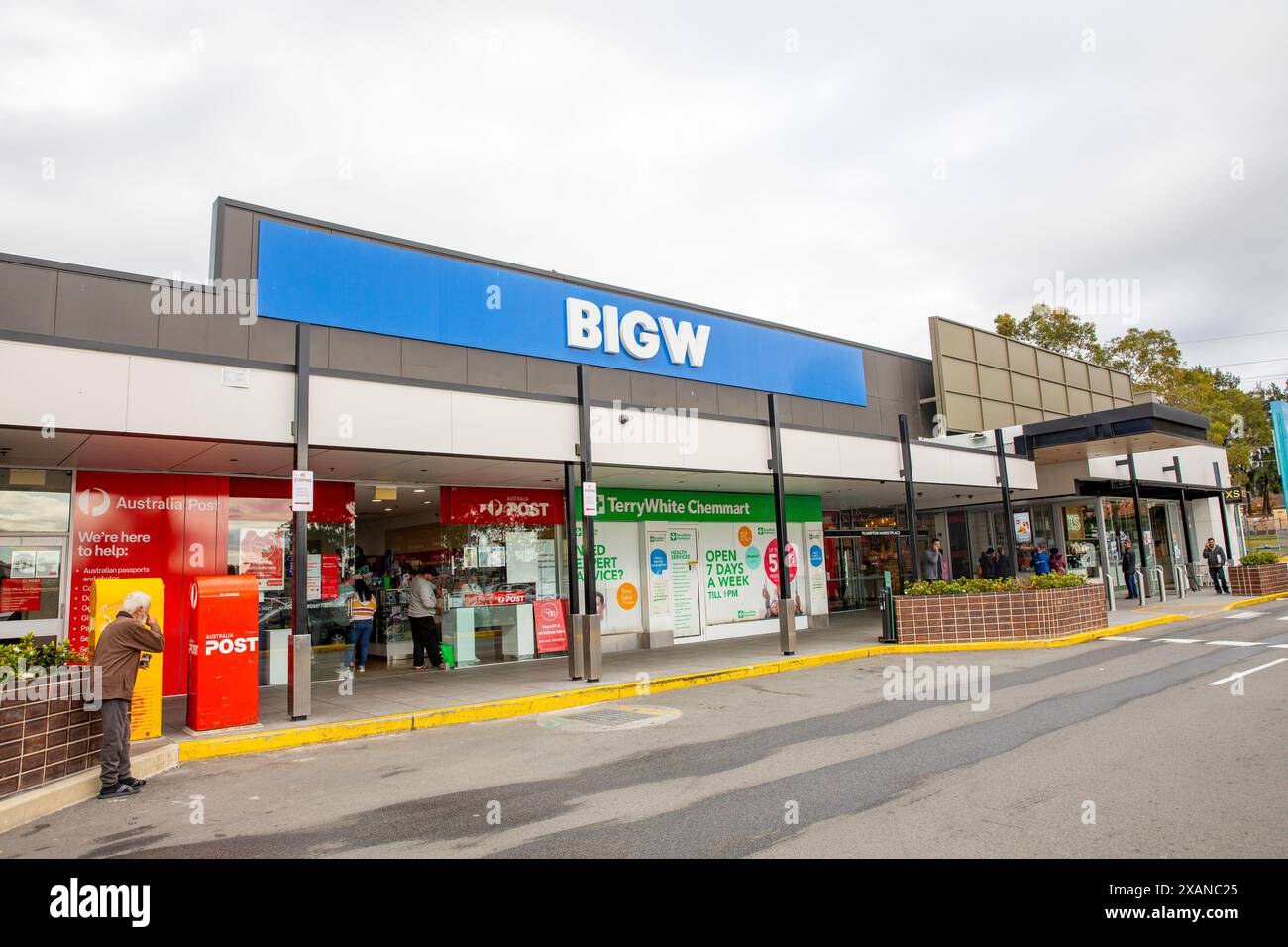 Plumpton marketplace shopping centre mall in Western Sydney with Big W department store and