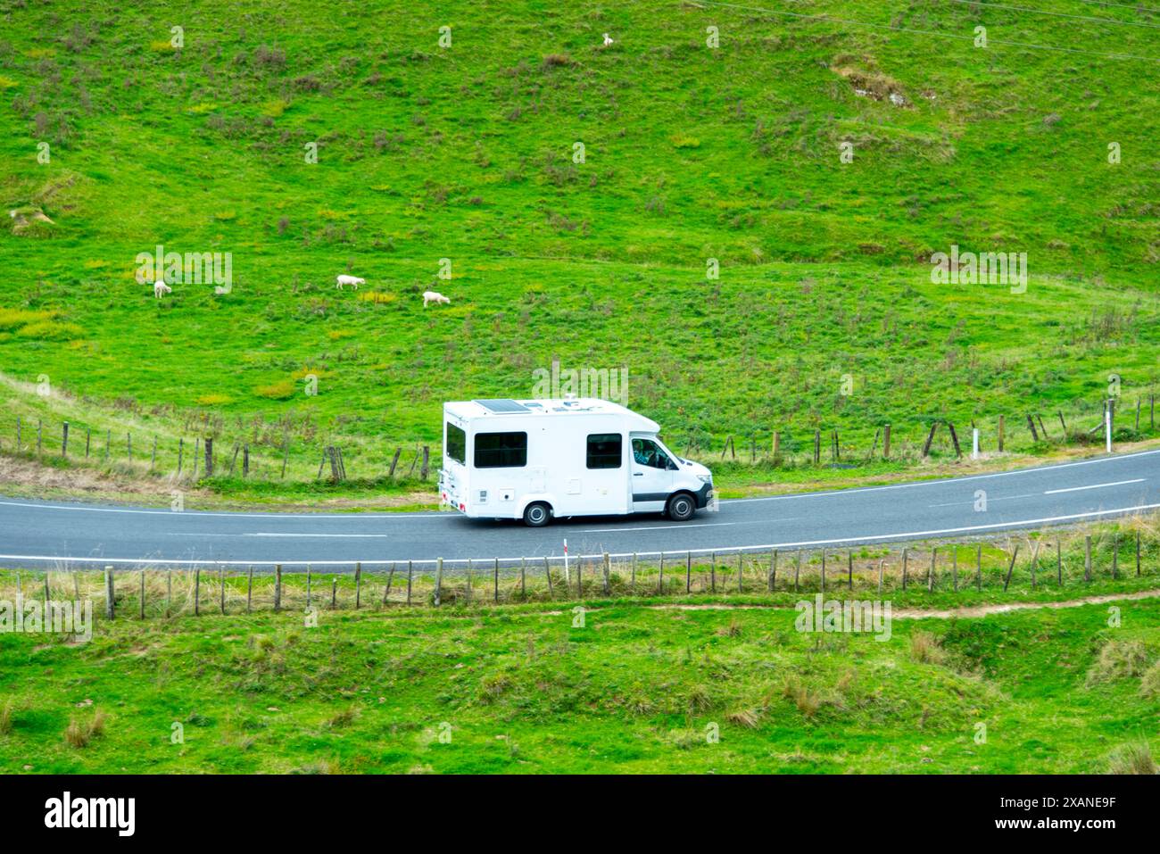 New Zealand State Highway 43 (Forgotten World Highway) Stock Photo