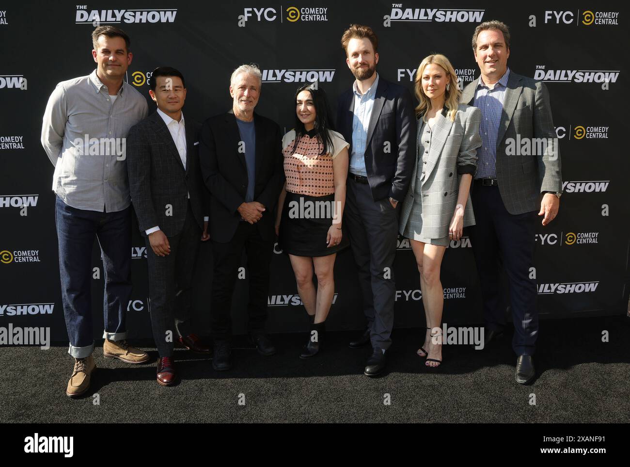 Los Angeles, Ca. 7th June, 2024. Michael Kosta, Ronny Chieng, Jon ...