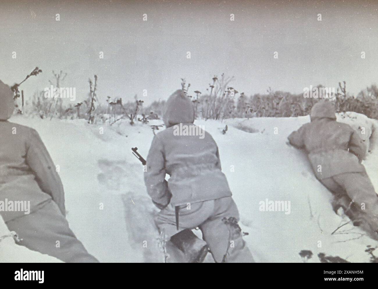German troops in snow camo hi-res stock photography and
