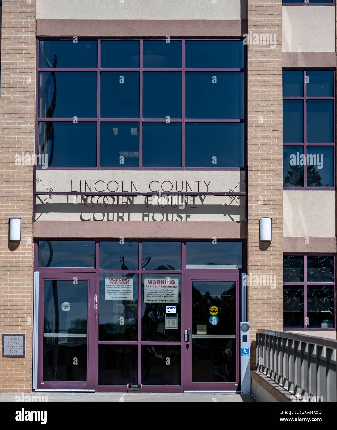 Canton, South Dakota 6.3.2024 view of the Lincoln County Courthouse