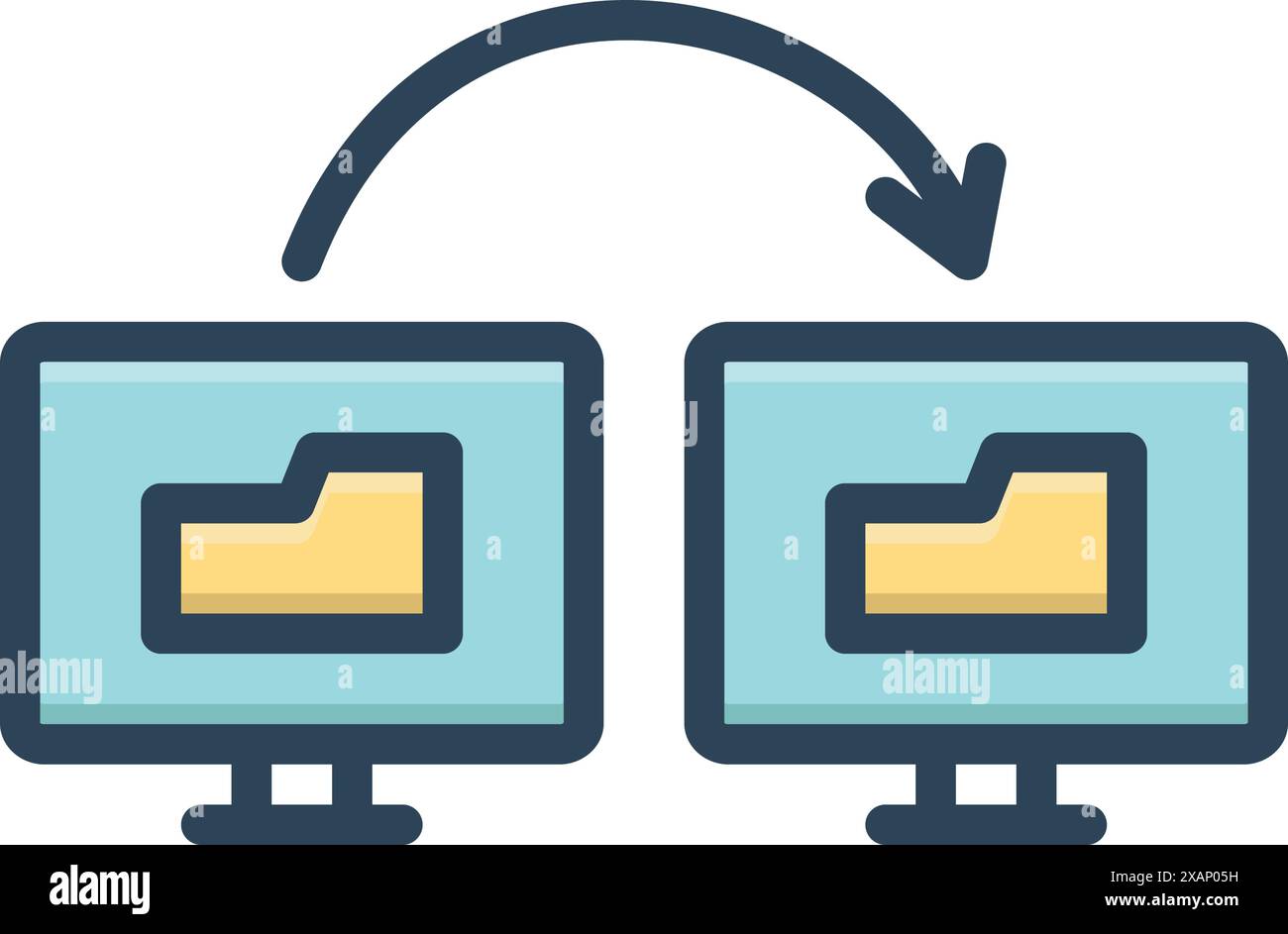 Data migration icon vector vectors hi-res stock photography and images ...