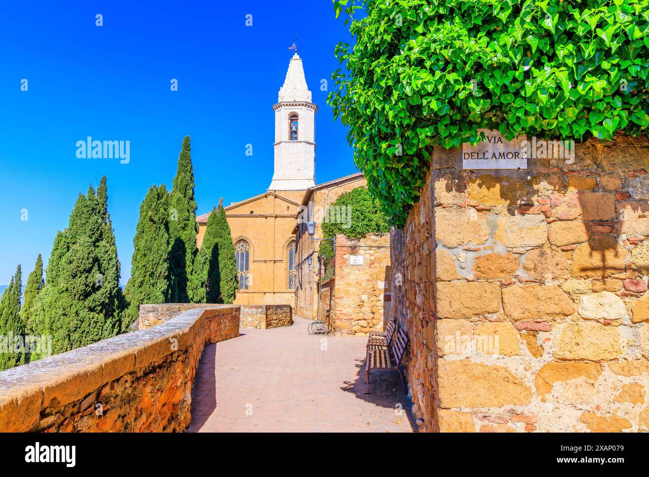 pienza province of siena italy