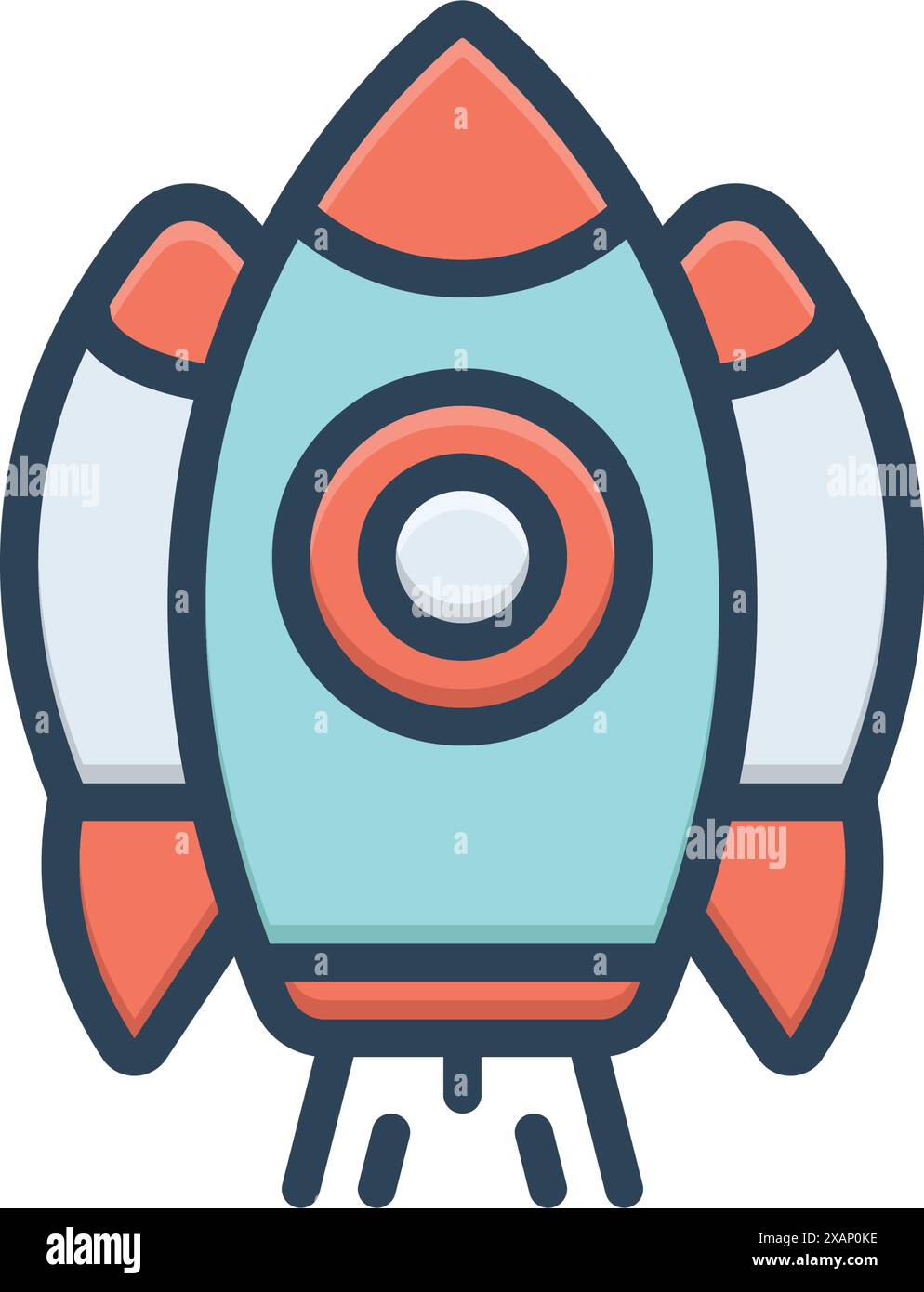 Rocket ship launch Cut Out Stock Images & Pictures - Alamy