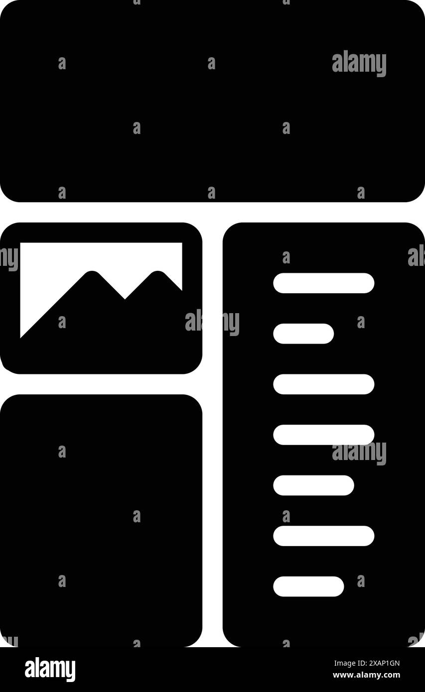 Icon for layout,blueprint Stock Vector Image & Art - Alamy