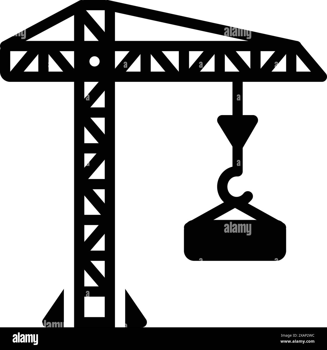 Building crane Stock Vector Images - Alamy