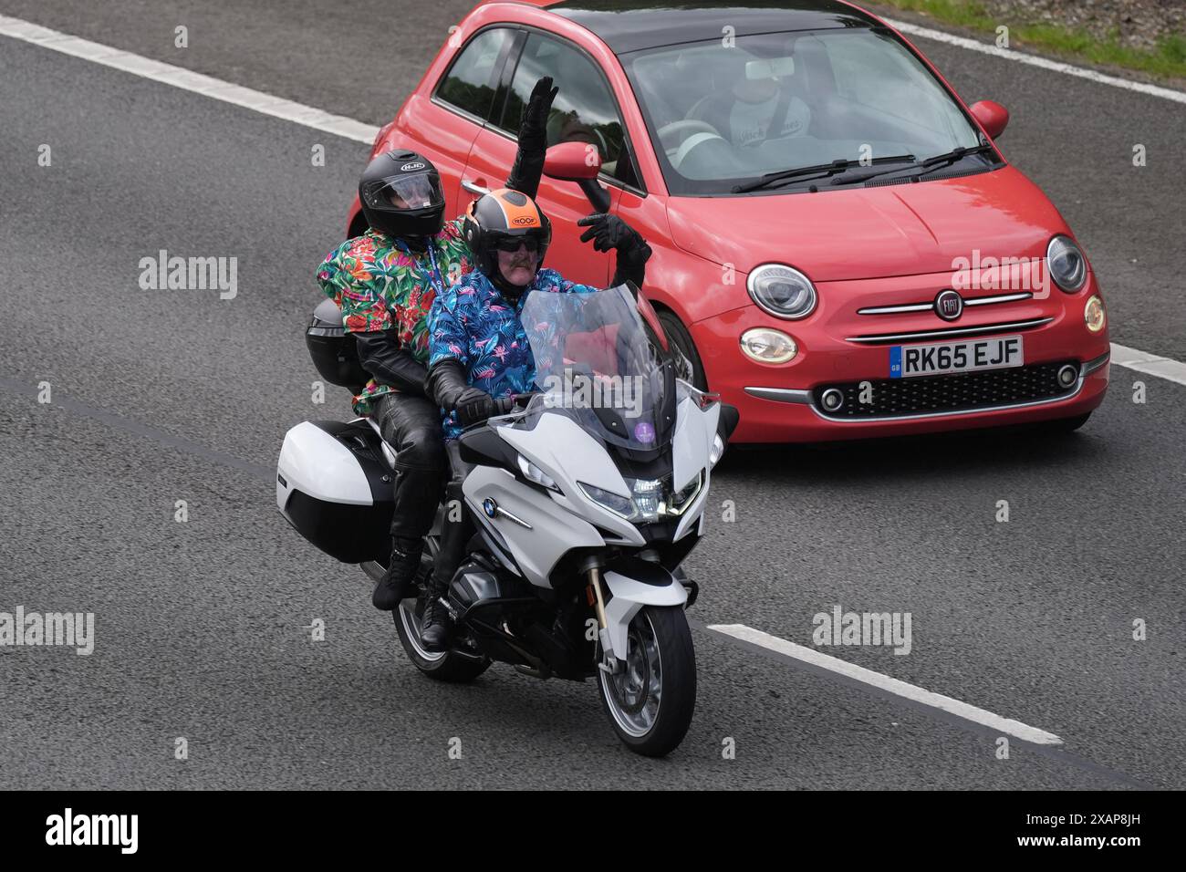 Thousands of motorcyclists ride from London to Barrow ahead of Dave Day