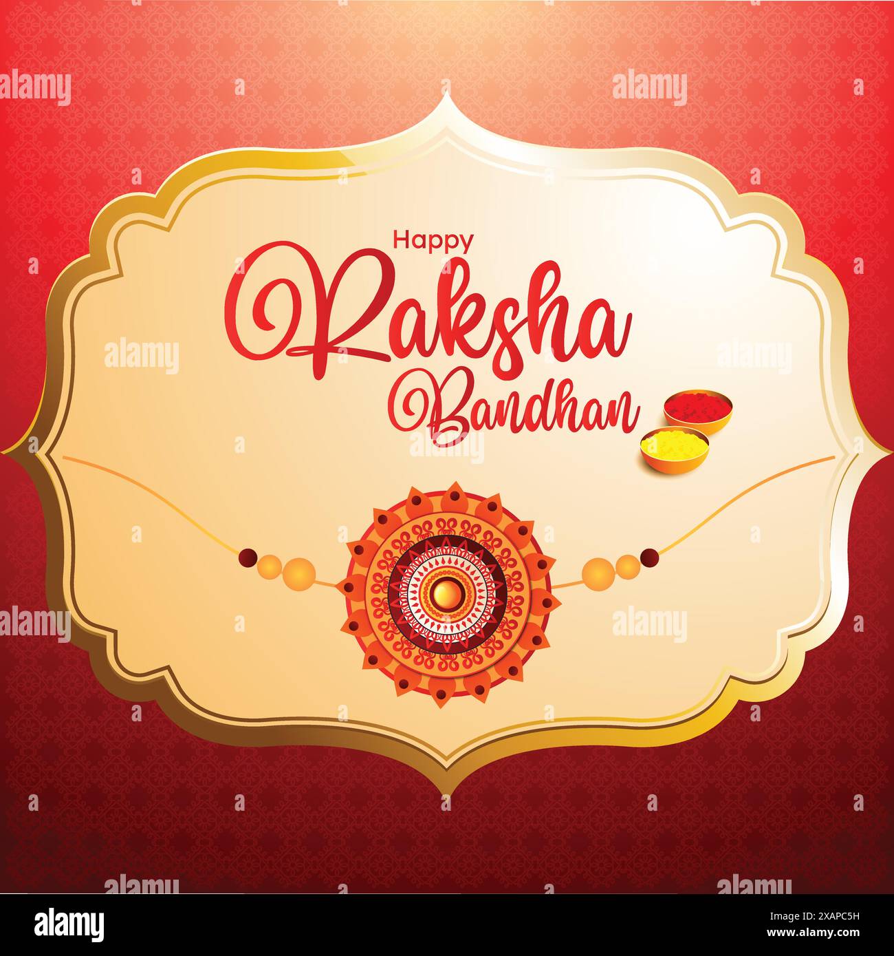 happy raksha bandhan greeting card design Stock Vector Image & Art Alamy