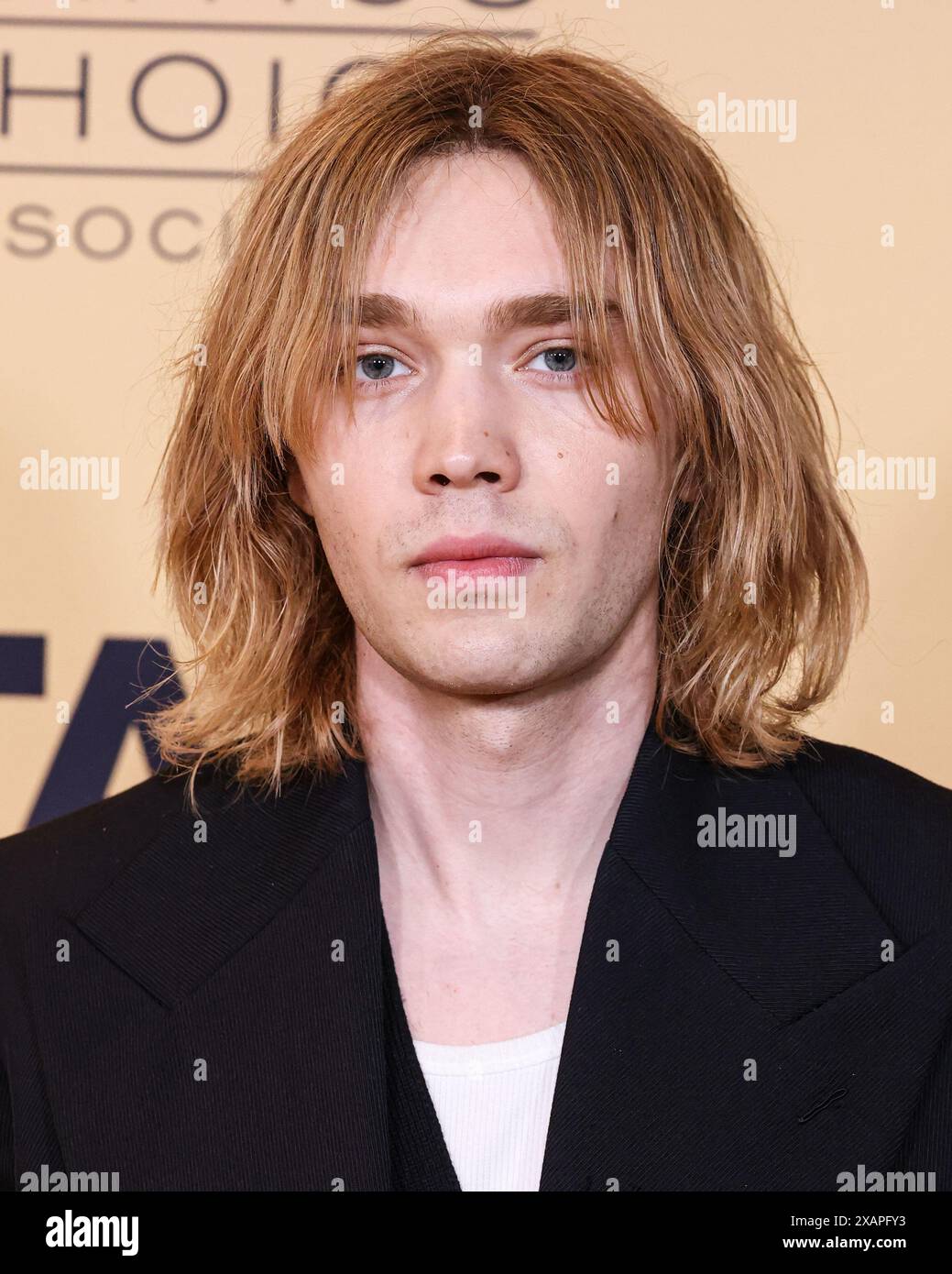 CENTURY CITY, LOS ANGELES, CALIFORNIA, USA - JUNE 07: Charlie Plummer arrives at the Critics Choice Celebration Of LGBTQ+ Cinema And Television held at the Fairmont Century Plaza Hotel on June 7, 2024 in Century City, Los Angeles, California, United States. (Photo by Xavier Collin/Image Press Agency) Stock Photo