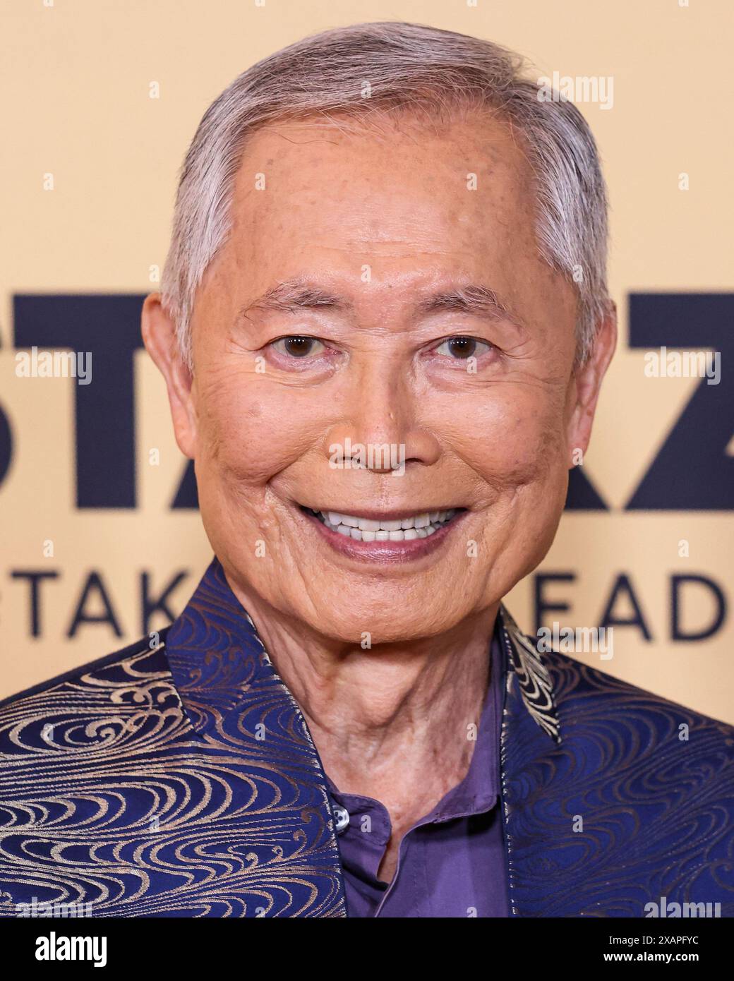 CENTURY CITY, LOS ANGELES, CALIFORNIA, USA - JUNE 07: George Takei arrives at the Critics Choice Celebration Of LGBTQ+ Cinema And Television held at the Fairmont Century Plaza Hotel on June 7, 2024 in Century City, Los Angeles, California, United States. (Photo by Xavier Collin/Image Press Agency) Stock Photo
