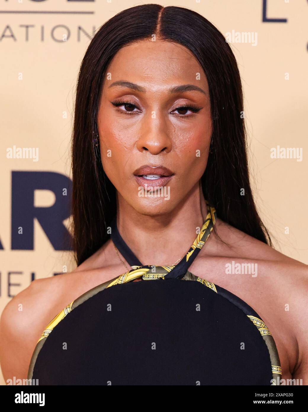 CENTURY CITY, LOS ANGELES, CALIFORNIA, USA - JUNE 07: MJ Rodriguez (Michaela Jae Rodriguez) arrives at the Critics Choice Celebration Of LGBTQ+ Cinema And Television held at the Fairmont Century Plaza Hotel on June 7, 2024 in Century City, Los Angeles, California, United States. (Photo by Xavier Collin/Image Press Agency) Stock Photo