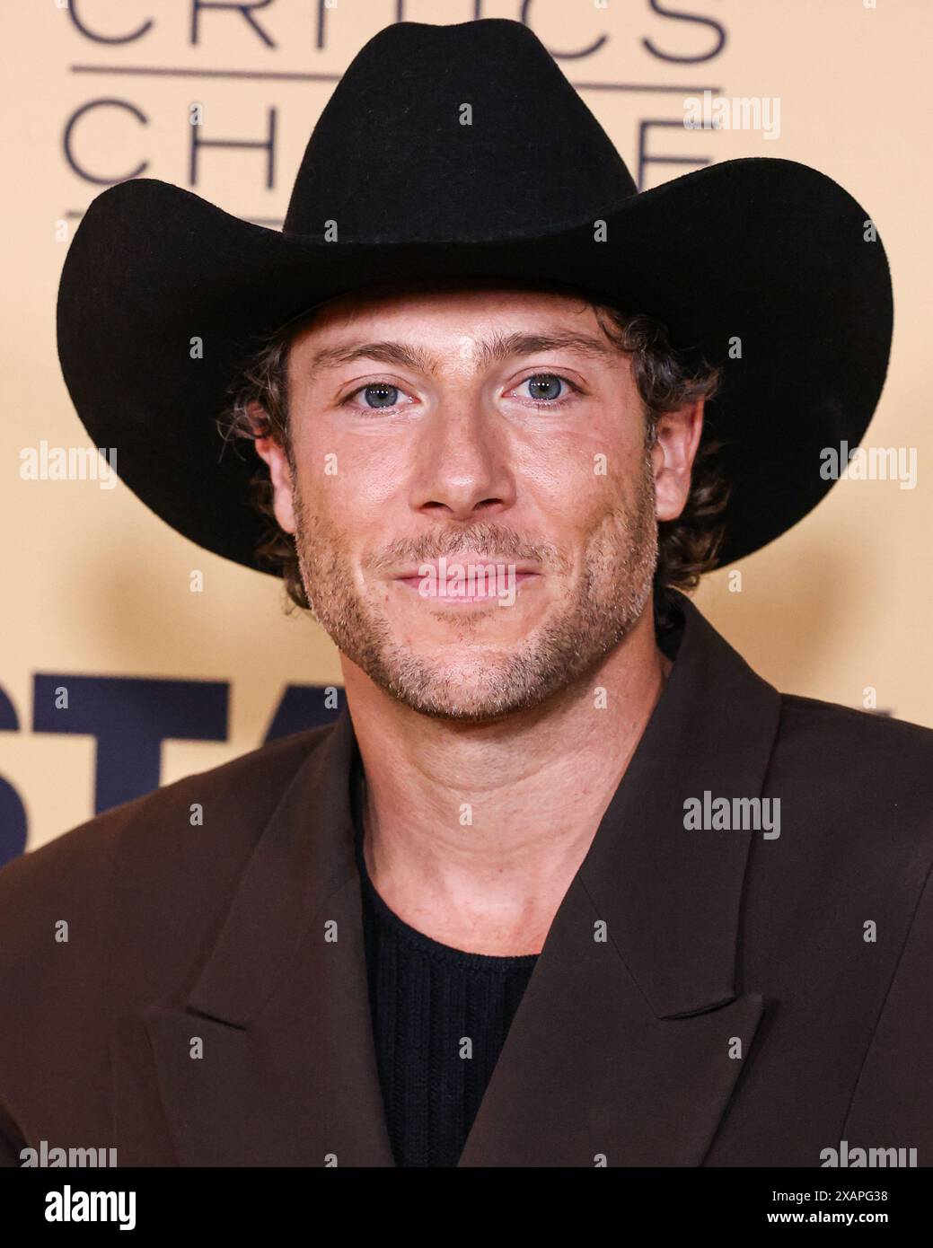 CENTURY CITY, LOS ANGELES, CALIFORNIA, USA - JUNE 07: Luke Gilford arrives at the Critics Choice Celebration Of LGBTQ+ Cinema And Television held at the Fairmont Century Plaza Hotel on June 7, 2024 in Century City, Los Angeles, California, United States. (Photo by Xavier Collin/Image Press Agency) Stock Photo