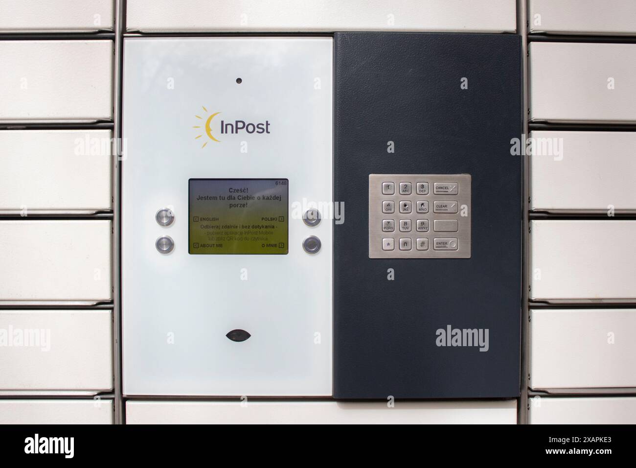 Automated postal machine hi-res stock photography and images - Alamy