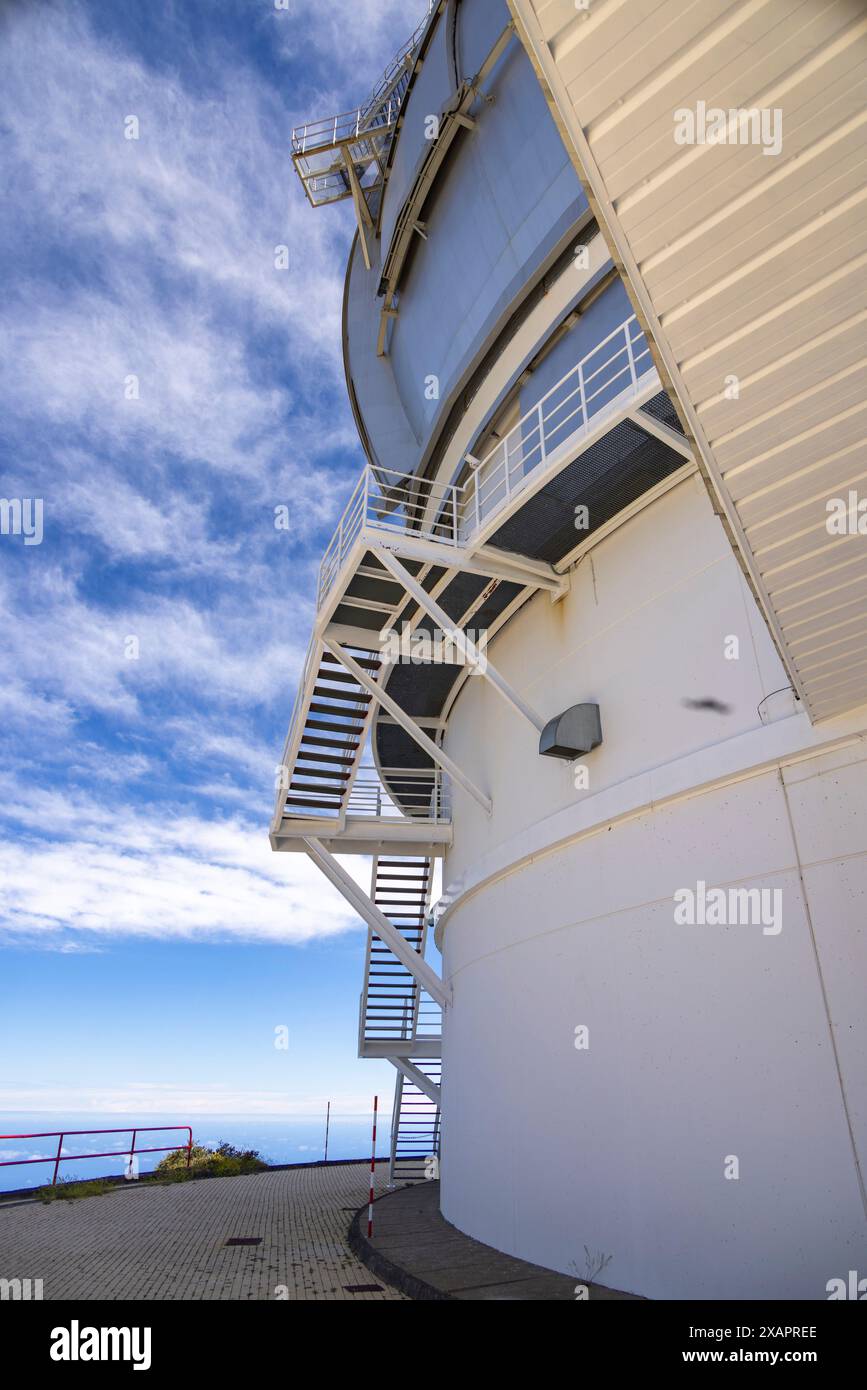 The Gran Telescopio Canarias (GranTeCan or GTC), the world's largest single-aperture optical telescope, La Palma, Canary Islands, Spain Stock Photo