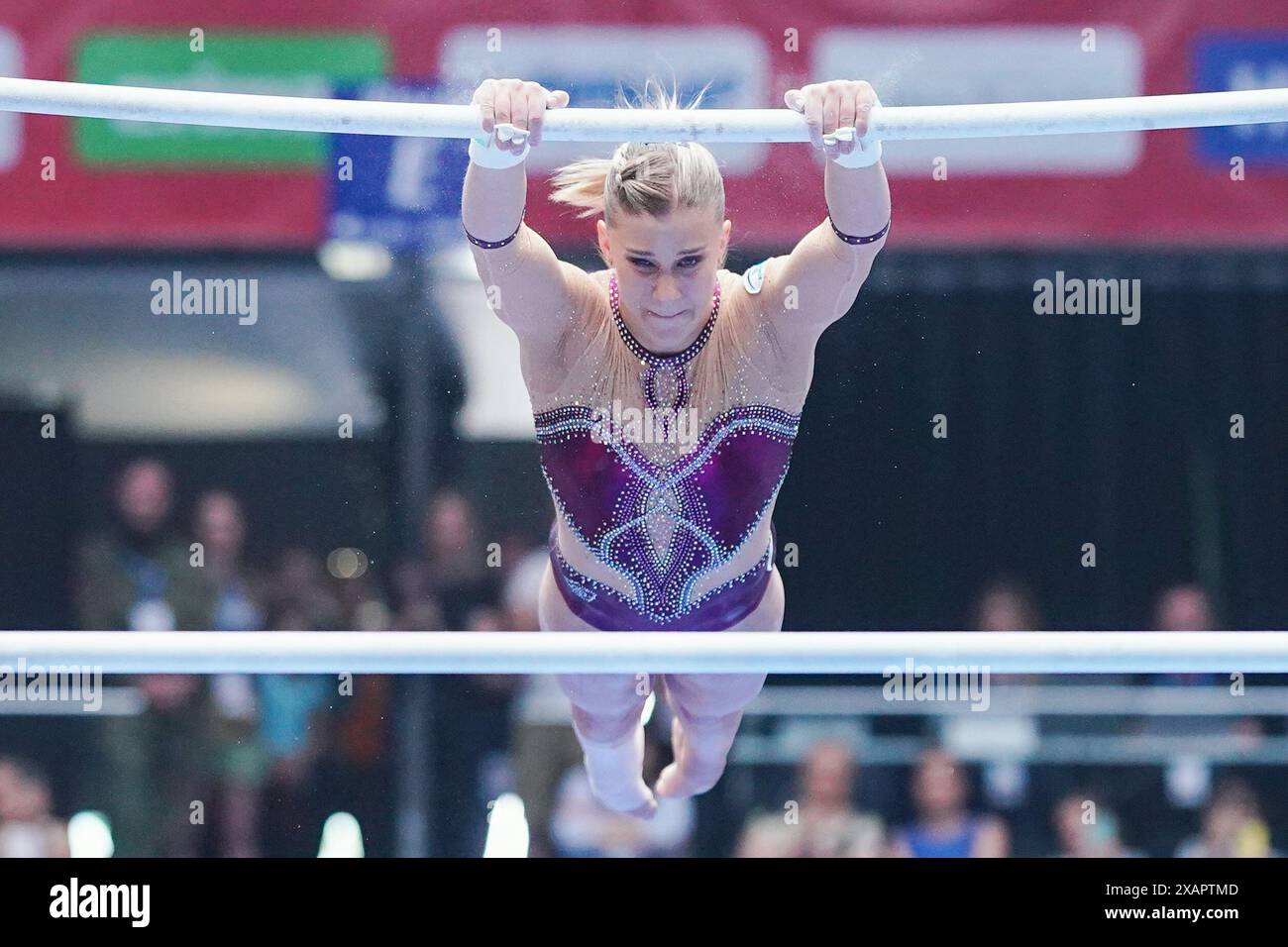 08 June 2024, Hesse, Frankfurt/Main Gymnastics German Championships, Decisions, Allaround