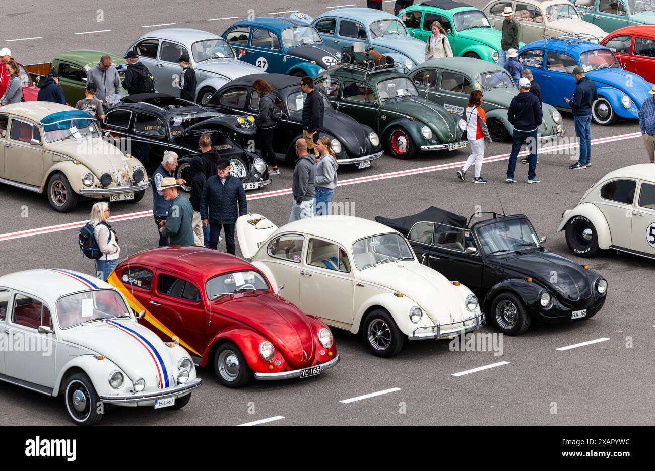 Bug Run at Mantorp Park, Mantorp, Sweden, during Saturday. VW ...