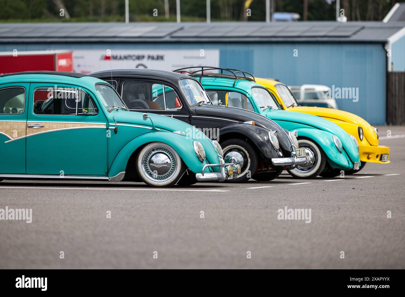 Bug Run at Mantorp Park, Mantorp, Sweden, during Saturday. VW ...