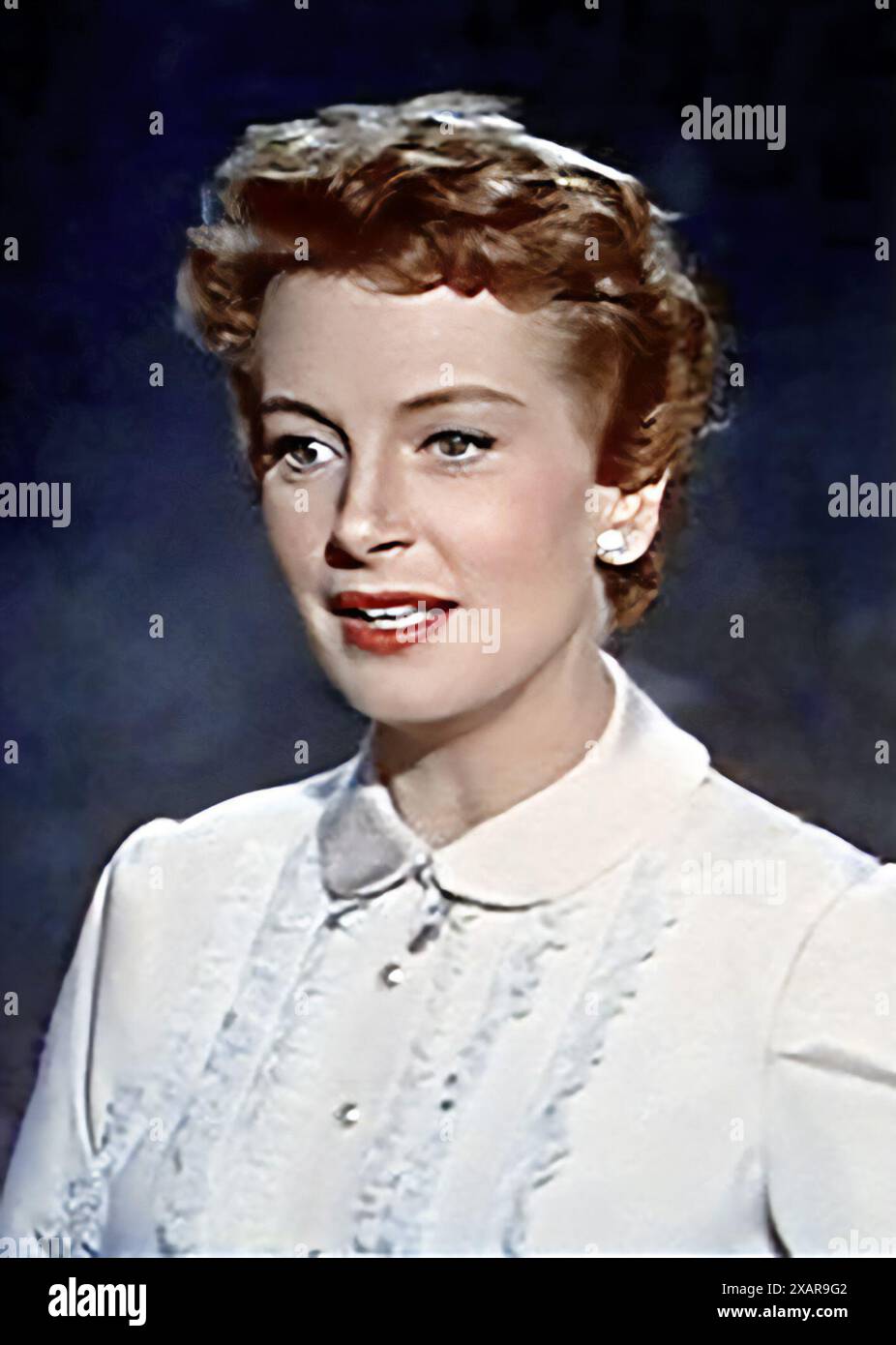 Deborah Kerr. Portrait of the British actress, Deborah Jane Trimmer (1921-2007), publicity still from 'An Affair to Remember', 1957 Stock Photo