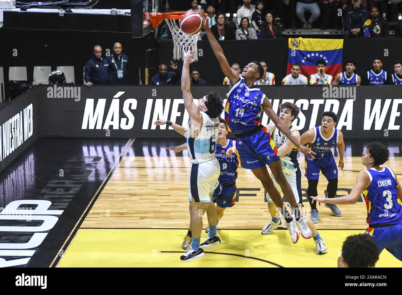 Jeiminson Marquez (Venezuela). FIBA Basketball Americup U18 Buenos